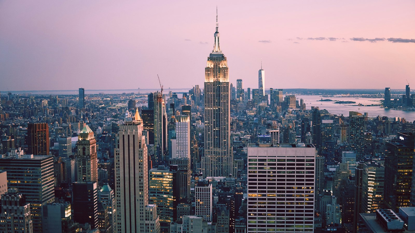 New York City skyline with the Empire State Building