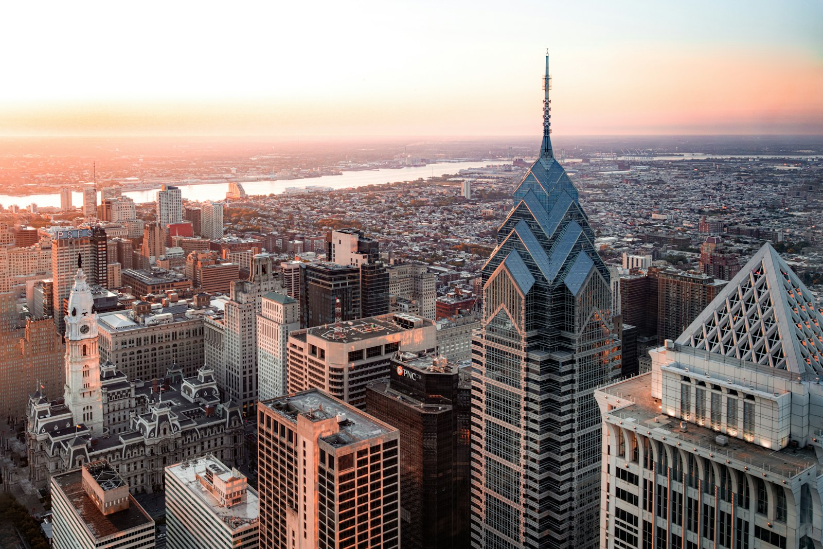 Philadelphia skyline with City Hall