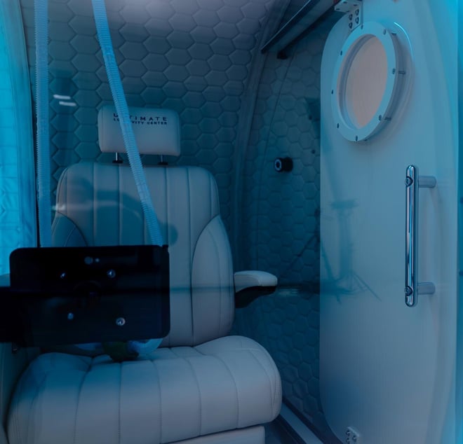 ULC Hyperbaric chamber at Ultimate Longevity Center